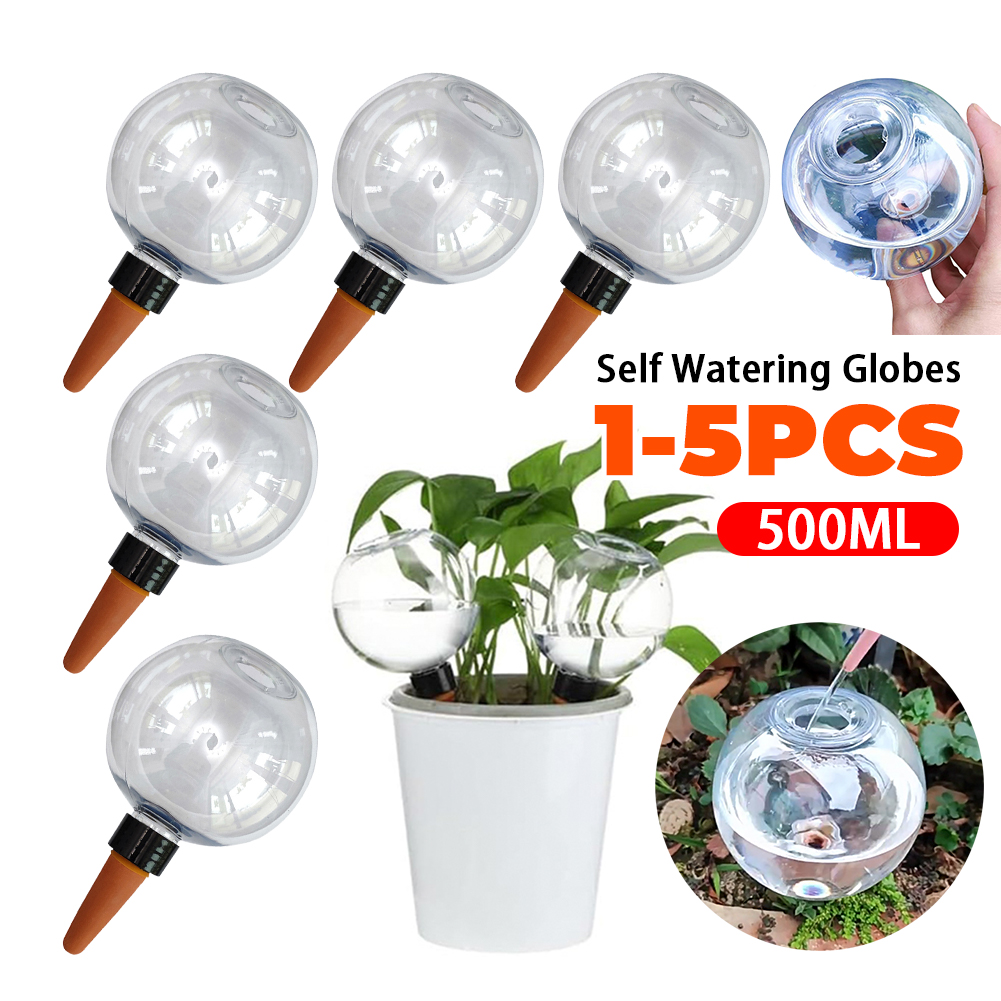 1/5 قطعة أجهزة سقي محمولة متعد - مراجعة Self Watering Insert وسعره
