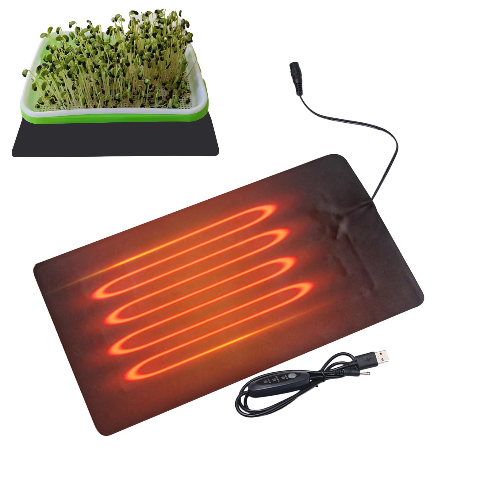 8.5 واط USB الشتلات الحرارة ال - مراجعة Heat Mat Seedling وسعره